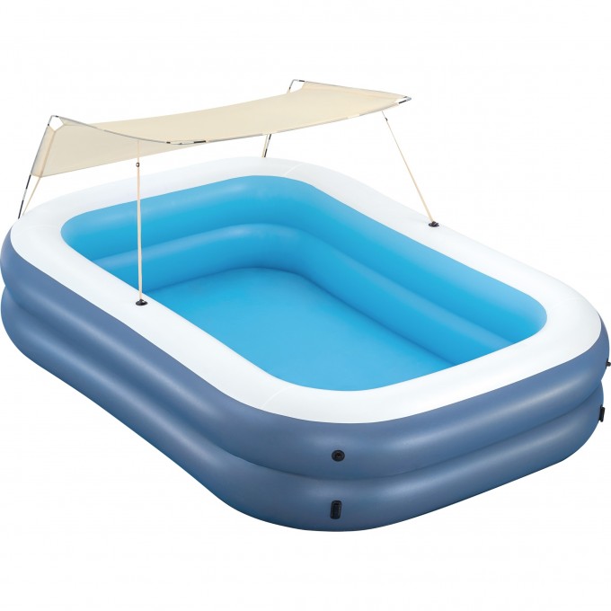 Детский надувной бассейн BESTWAY SUMMER BLISS 54449 254x178x140см с навесом , 778 л, от 6 лет 54449 BW Детский надувной бассейн BESTWAY SUMMER BLISS 54449 254x178x140см с навесом , 778 л, от 6 лет 54449 BW