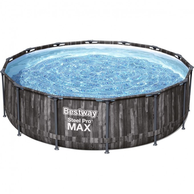 Каркасный бассейн BESTWAY STEEL PRO MAX 427х107см, 13030л + фильтр-насос 3028 л/ч, тент, лестница 5614Z BW Каркасный бассейн BESTWAY STEEL PRO MAX 427х107см, 13030л + фильтр-насос 3028 л/ч, тент, лестница 5614Z BW