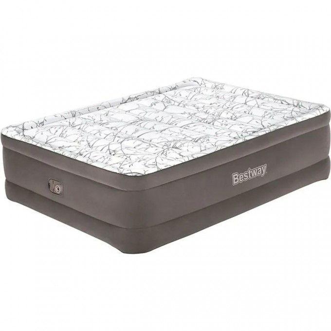 Надувная кровать 152х203х56см BESTWAY ATRITECH FASHION FLOCKUAROVER 6713E BW