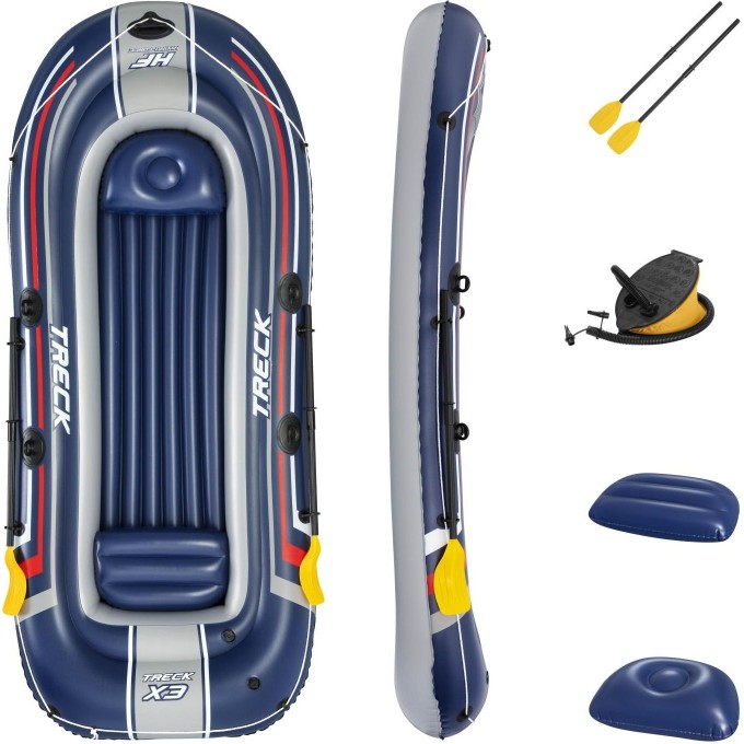 Надувная лодка BESTWAY TRECK X3, 307х126см, до 270кг 61110 BW Надувная лодка BESTWAY TRECK X3, 307х126см, до 270кг 61110 BW