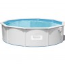 Стальной бассейн BESTWAY HYDRIUM 460х120см, 17430л + песочный ф/насос 5678 л/ч, лестница, тент, подстилка 56384 BW