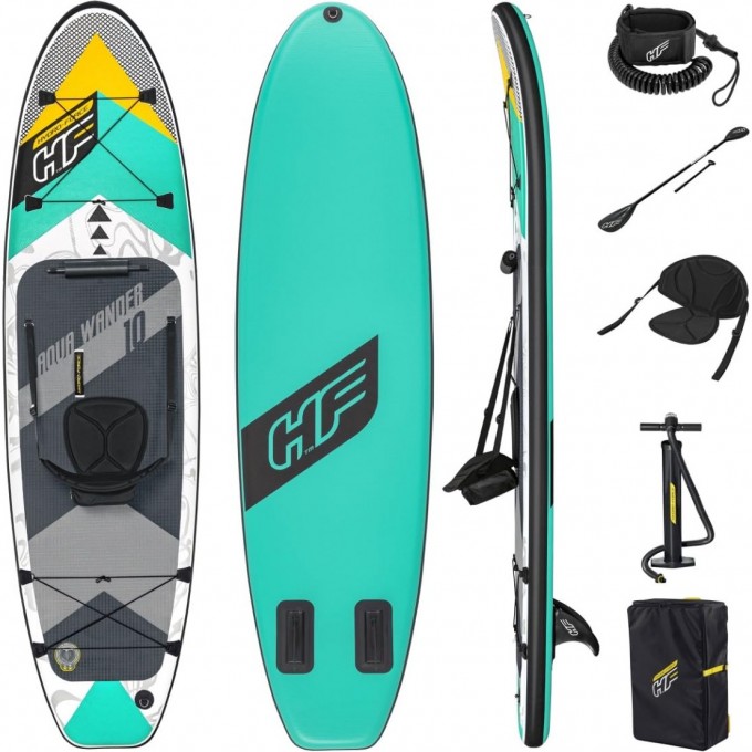 SUP-доска для плавания BESTWAY AQUA WANDER TRAVELTECH, 305*84*12 см 65375 BW SUP-доска для плавания BESTWAY AQUA WANDER TRAVELTECH, 305*84*12 см 65375 BW